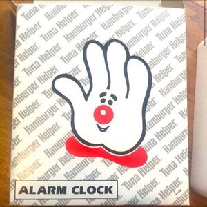 Vintage NIB mint condition Hamburger Helper clock